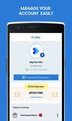 ATOM Store, Myanmar android App screenshot 0